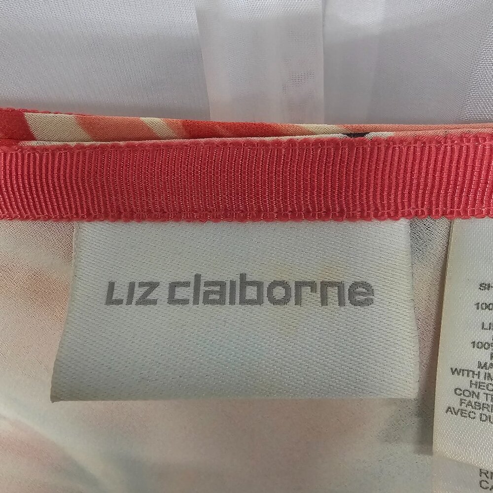 Liz Claiborne Skirt Maxi Floral Bohemian Cottage Fairy Coquette Lace 16 - Picture 8 of 11